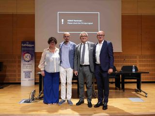 Alcuni momenti dall'assemblea di zona tenuta in Sala Fenoglio