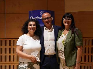 Alcuni momenti dall'assemblea di zona tenuta in Sala Fenoglio