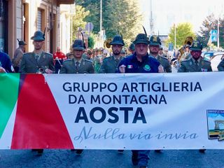 Momenti del 29° raduno degli Artiglieri del Gruppo Aosta - foto Paola Ravazzi