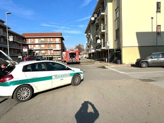 I soccorsi in via Milano a Bra