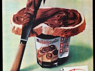 Nutella in una celebre campagna pubblicitaria