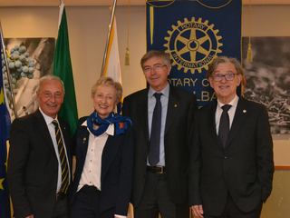 (Presidente Incoming Rotary Alba), Alberto Birga, Luigi Gentile (Governatore Incoming Distretto 2032) e Marco Grasso (Sindaco di Borgomale) (Presidente Incoming Rotary Alba), Alberto Birga, Luigi Gentile (Governatore Incoming Distretto 2032) e Marco Grasso (Sindaco di Borgomale)