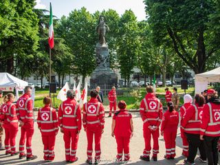 la festa in piazza Roma (Foto di Maurizio Mangino)