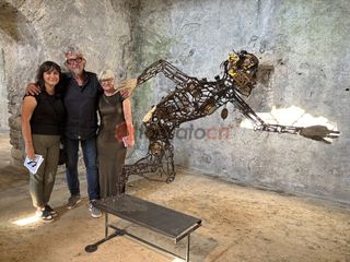 Uno scatto con Franco Alessandria e l'amica Anna Tognella, che ringraziamo per aver contribuito alla fotogallery