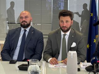 Un momento della conferenza stampa