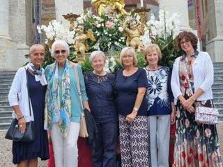 In foto alcuni momenti della festa patronale di Madonna dei Fiori, a Bra
