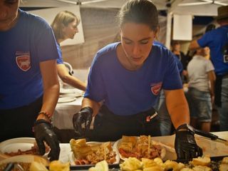 I momenti della prima edizione della Sagra della Noce e della Frutta a guscio a Villanova Solaro - Mangirula