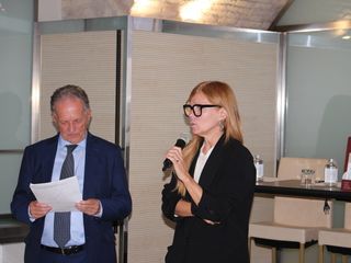 Alcuni momenti dell'evento di presentazione di prodotti tipici regionali a Roma