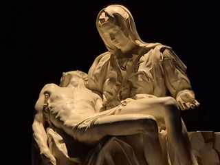 La Pietà di Michelangelo in mostra a Palazzo Banca d'Alba, dal 22 novembre 2025 al 1° marzo 2026. La Pietà di Michelangelo in mostra a Palazzo Banca d'Alba, dal 22 novembre 2025 al 1° marzo 2026.