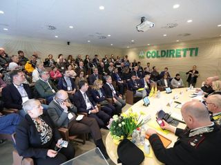 La platea durante il summit sulle agromafie La platea durante il summit sulle agromafie