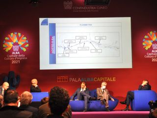 Un momento della serata tenuta al Pala Alba Capitale