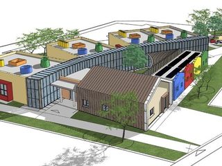 Le varie fasi del progetto relativo all'asilo di corso Europa