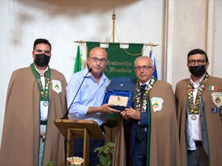 La premiazione del giornalista e scrittore albese Aldo Cazzullo