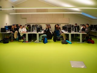 La classe di Multimediale del Liceo Artistico La classe di Multimediale del Liceo Artistico