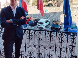 Damiano Ferrero durante una sua esibizione di danza sportiva