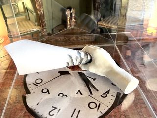 Una delle opere di Giulio Paolini