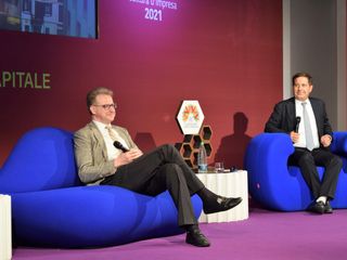 Da sinistra Giuseppe Rossetto e PierPaolo Carini, rispettivamente presidente del consiglio di sorveglianza e della capogruppo Egea Spa