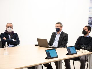 Alcuni momenti dell'incontro di presentazione (Foto Barbara Guazzone)