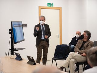 Alcuni momenti dell'incontro di presentazione (Foto Barbara Guazzone)