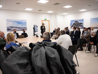 Alcuni momenti dell'incontro di presentazione (Foto Barbara Guazzone)