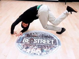 Enrico Signa in azione alla Be Street