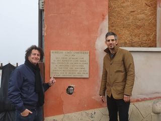 La targa per Aurelio Conterno La targa per Aurelio Conterno