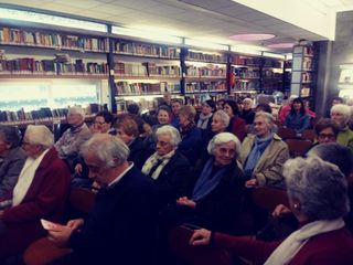 Il pubblico intervenuto all'inaugurazione