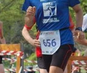 Antonio Lattarulo impegnato durante una gara e con organizzatori e partecipanti alle varie iniziative