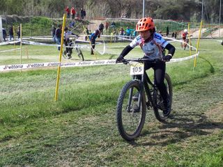 Un momento della gara svoltasi per il 75% su prato