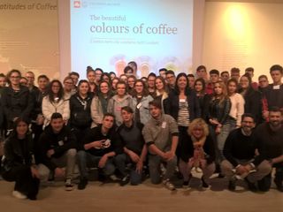 Gli allievi delle Classi Quinte dell'Arte Bianca di Neive in visita alla Illy Gli allievi delle Classi Quinte dell'Arte Bianca di Neive in visita alla Illy