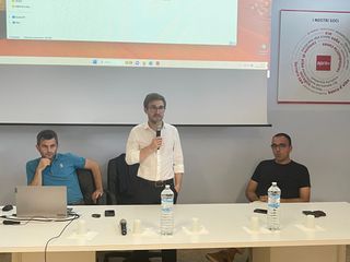L'assessore Edoardo Fenocchio, il sindaco Alberto Gatto e l'assessore Davide Tibaldi L'assessore Edoardo Fenocchio, il sindaco Alberto Gatto e l'assessore Davide Tibaldi