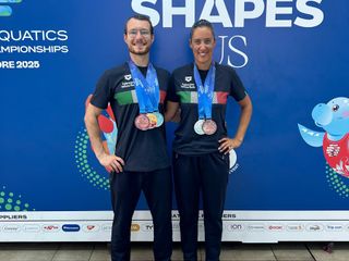 Francesca Montù e Federico Martino ai  World Acquatics Master Championship di Singapore