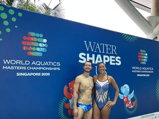 Francesca Montù e Federico Martino ai  World Acquatics Master Championship di Singapore