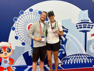 Francesca Montù e Federico Martino ai  World Acquatics Master Championship di Singapore