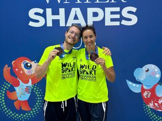 Francesca Montù e Federico Martino ai  World Acquatics Master Championship di Singapore