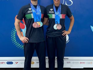 Francesca Montù e Federico Martino ai  World Acquatics Master Championship di Singapore