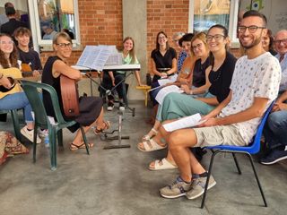 Nelle foto alcune momenti dell'incontro di don Luigi Maria Epicoco con la comunità di Madonna del Pilone