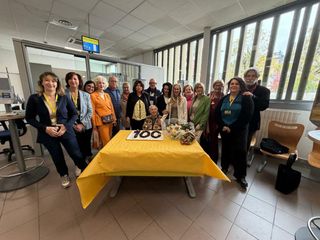 Saluzzo, Ufficio Postale festeggiati i 100 anni di Bruna Andreis, già direttrice della Filiale Saluzzo, Ufficio Postale festeggiati i 100 anni di Bruna Andreis, già direttrice della Filiale