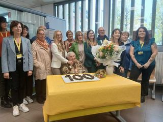 Saluzzo, Ufficio Postale festeggiati i 100 anni di Bruna Andreis, già direttrice della Filiale Saluzzo, Ufficio Postale festeggiati i 100 anni di Bruna Andreis, già direttrice della Filiale