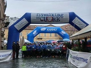 Saluzzo 2026, momenti del 23° Fitwalking del cuore