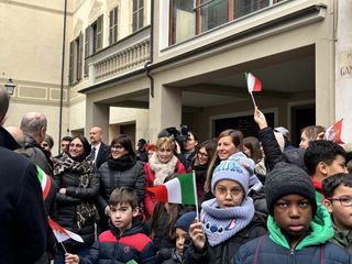 L'arrivo in città di Alberto di Monaco e l'incontro al Teatro Marenco