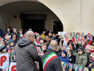 L'arrivo in città di Alberto di Monaco e l'incontro al Teatro Marenco
