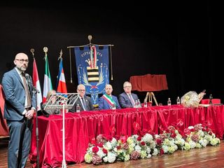 Il presidente della Provincia Luca Robaldo