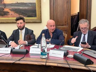 Da sinistra Riboldi, Tranchida e Sottile