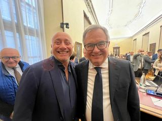 Livio Tranchida con l'assessore regionale Marco Gallo