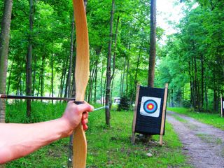 Una lezione di tiro con l'arco
