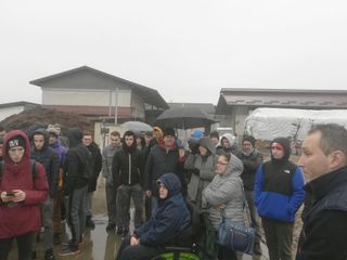 Un altro momento della visita Un altro momento della visita