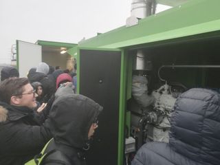 La visita all'impianto biogas La visita all'impianto biogas