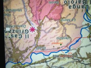 Il tracciato del lotto 2.6a – rileva l’Osservatorio – si trova completamente nella buffer zone Unesco. In blu e in rosso i due distinti tracciati esterno e in galleria