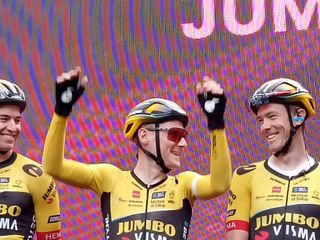 Primož Roglic, secondo nella classifica generale - Foto Barbara Guazzone